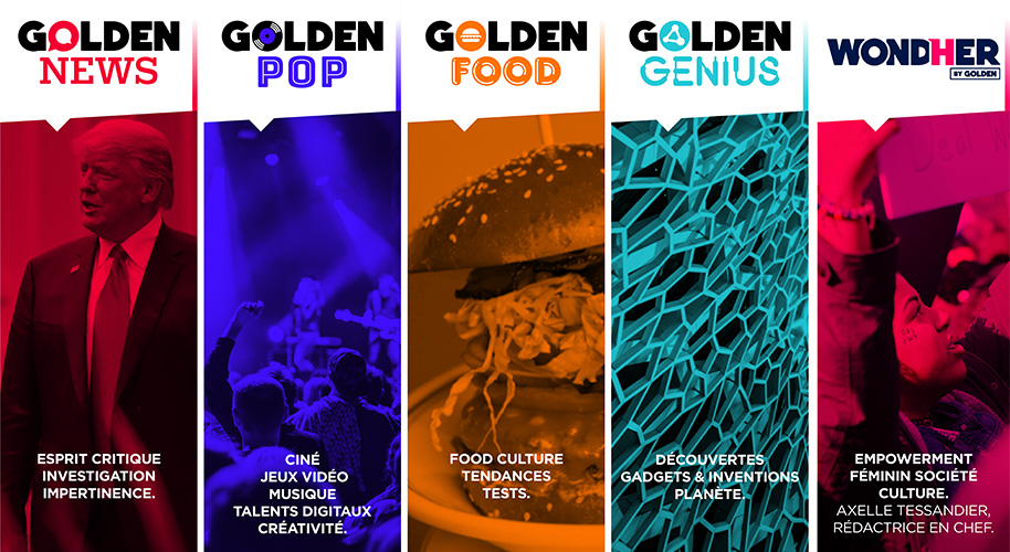 Golden Network lance 5 nouvelles marques média